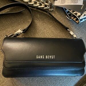 Sans Beast Gemini Shoulder Bag in Noir